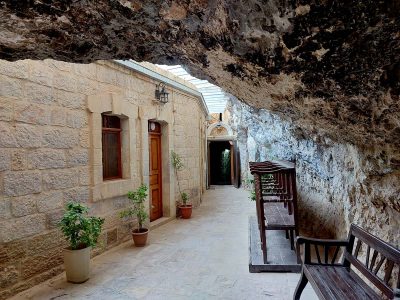 Mount of Temptation Monastery in Jericho