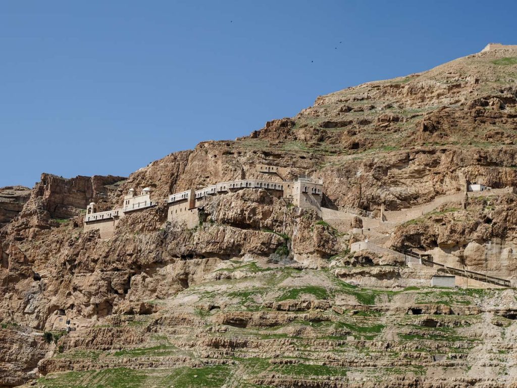 Mount of Temptation Monastery in Jericho