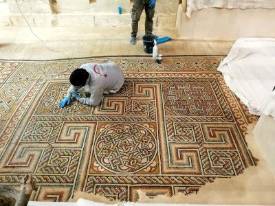 Nativity Church Mosaic Floor Restorations