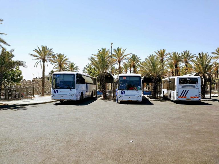 Arab Bus Station in Damascus Gate in Jerusalem
