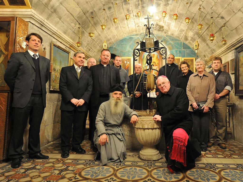 Pilgrimage to Jacob's Well Chuch in Nablus